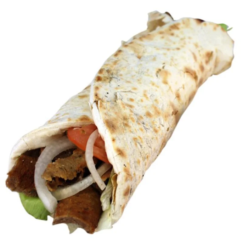Lahmacun met doner vlees