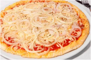 Tomaat, kaas, ui en oregano